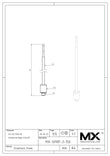 Maxx Tooling Spring Loaded Probe Replacement Tip 3mm x 150MM print