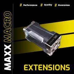 MaxxMacro® एक्सटेंशन, लंबवत और क्षैतिज