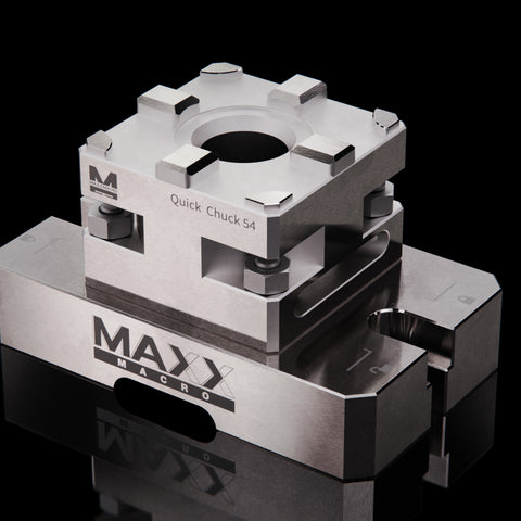 MaxxMacro 54 मैनुअल क्विक चक माउंटिंग प्लेट के साथ