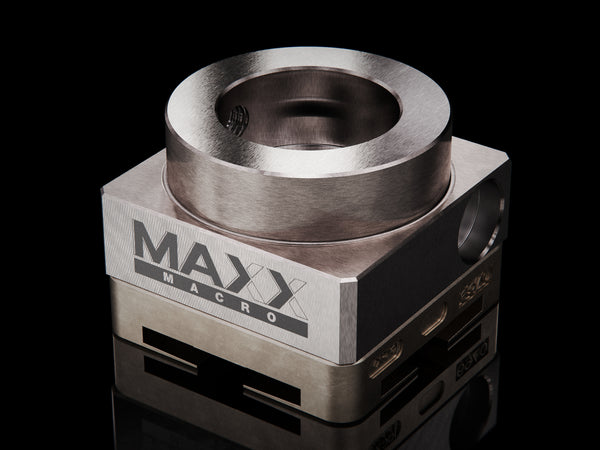 MaxxMacro 54 Stainless Round Stock Holder 1.25"