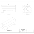 MaxxMacro (System 3R) 225 MXRuler WEDM Reference Stop 4