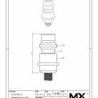 Maxx-ER (Erowa) 010742 Stainless Manual Spigot F/M Production 5