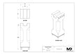 Maxx-ER (Erowa) Electrode Holder Aluminum 4" Tall Slotted U20 4