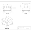 Maxx-ER (Erowa) Brass Electrode Holder Slotted Uniholder U20 4