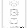 MaxxMacro सर्कल होल्डर स्टेनलेस 6 मिमी व्यास गोल स्टॉक होल्डर