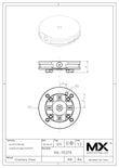 Maxx-ER (Erowa) Pallet G 148MM ER-115379 Blank Premium SS Pallet print