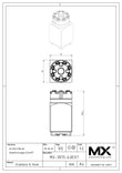 MaxxMacro 70 Chuck Extension 6 Inch Aluminum print
