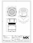 MaxxMacro (System 3R) 3R-659.40P ER Collet Chuck ER40 print
