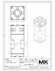 MaxxMacro 54 (System 3R) Chuck Extension 6 Inch QuickChuck print