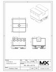 MaxxMacro (System 3R) Stainless Slotted Electrode Holder U15  print