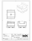 MaxxMacro (System 3R) Aluminum U30 Slotted Electrode Holder print