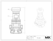 MaxxMacro (D/C) Performance Automatic 60514 Drawbar Stainless MaxxPerformance