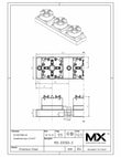 Maxx-ER (Erowa) Chuck 100 P Pneumatic Triple Chuck Rail print